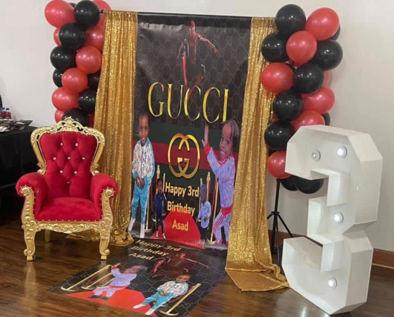 Red Throne Chair